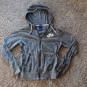 🩶NIKE Charcoal Full-Zip Hoodie!🩶